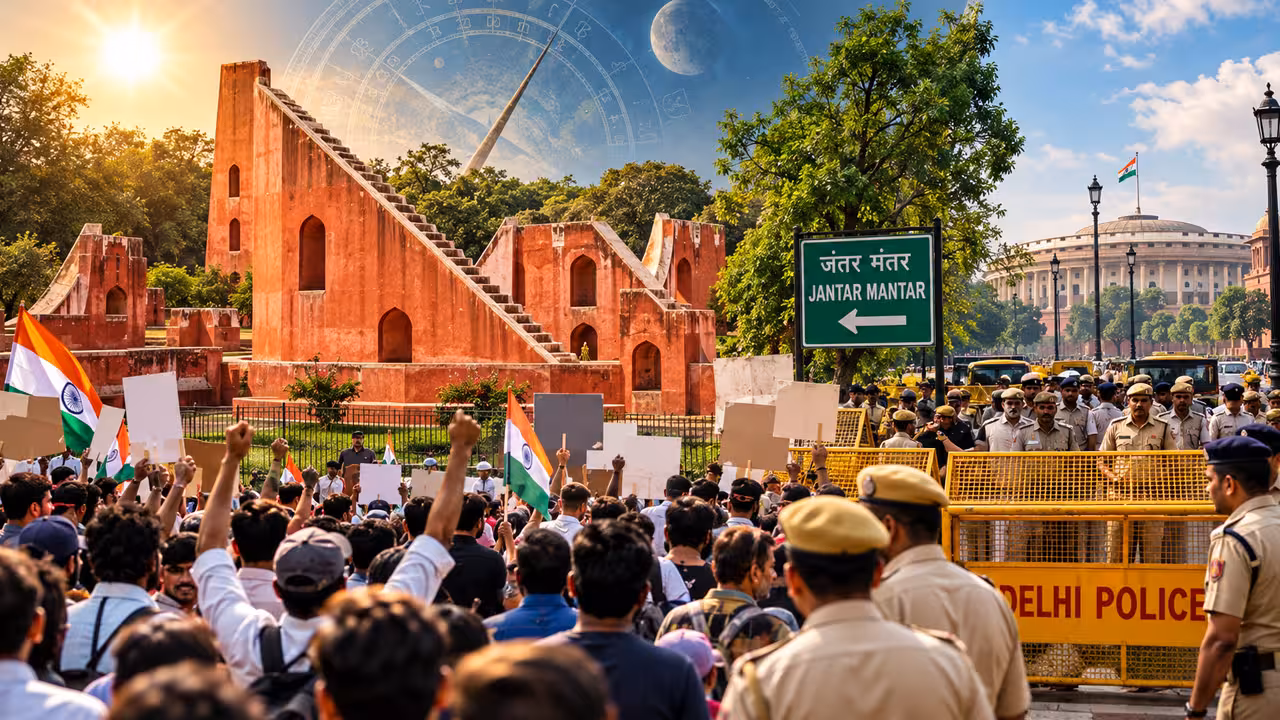Jantar Mantar Protest Site | నిరసనలకు కేరాఫ్ అడ్రస్గా ఉన్న జంతర్ మంతర్ కాలం చెల్లిందా?