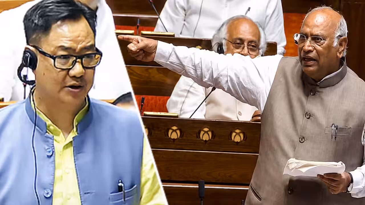 Kiren Rijiju Mallikarjun Kharge Letter | డీఎంకే, వైఎస్సార్సీపీలతో చర్చించాం.. కాంగ్రెస్ స్పందించలేదు