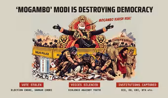 Mogambo Modi | మొగాంబో మోదీ ప్రజాస్వామ్యాన్ని నాశనం చేశారు