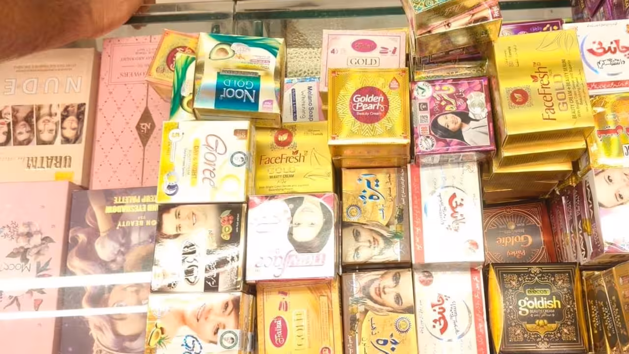 Pakistani Cosmetics Seized Hyderabad | అందం పేరుతో విషం: రూ. 7 లక్షల విలువైన నిషేధిత పాకిస్థానీ కాస్మొటిక్స్ సీజ్