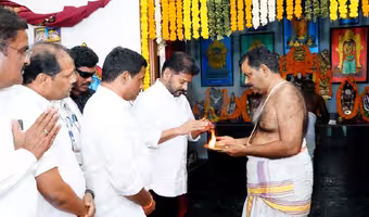 CM Revanth Reddy | కొడంగల్లో సీఎం రేవంత్ పర్యటన.. శ్రీ వెంకటేశ్వరస్వామి ఆలయ పనుల పరిశీలన