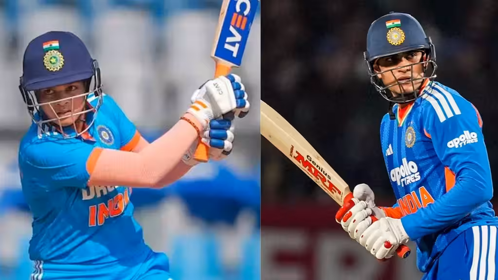 Shubman Gill Shafali Verma Win ICC Player of the Month India Sweeps September Awards