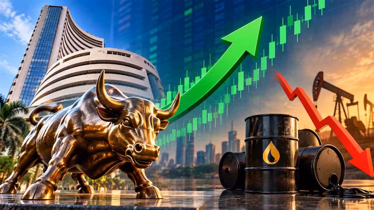 Stock Markets | చమురు ధరల తగ్గుదల ఎఫెక్ట్.. లాభాల్లో సెన్సెక్స్, నిఫ్టీ..