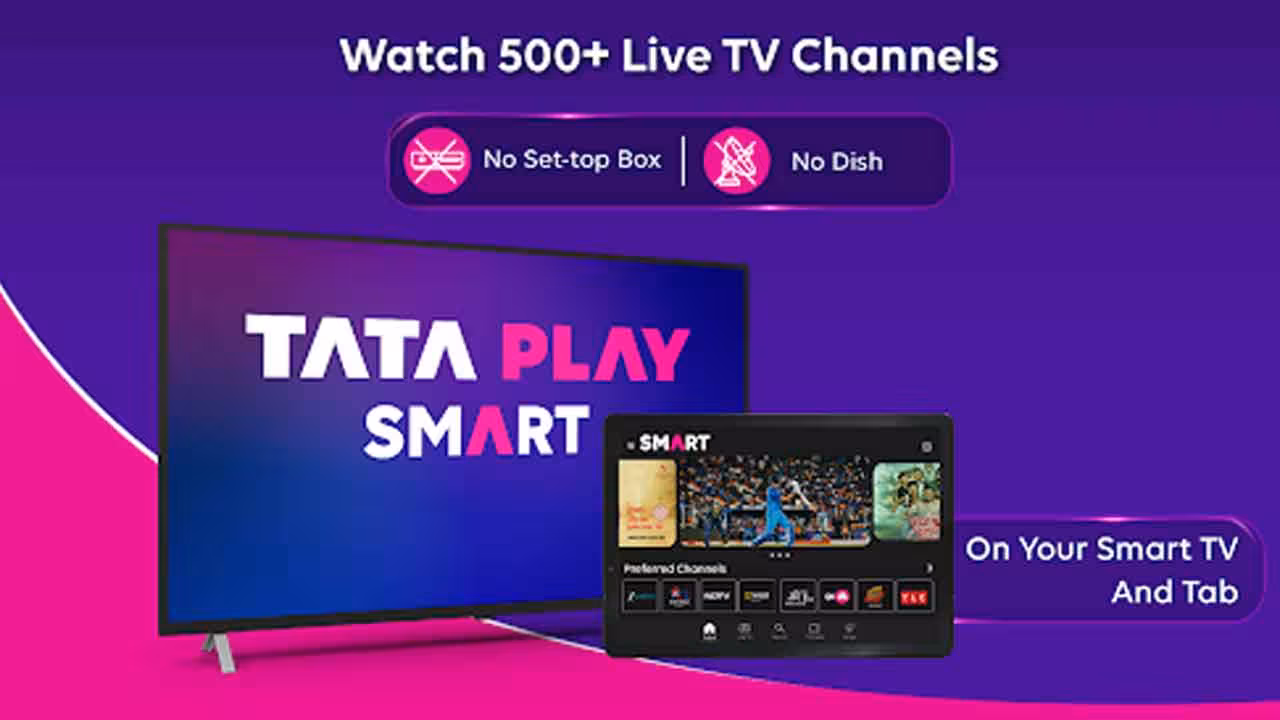 Tata Play Smart | ఇక సెట్టాప్ బాక్స్ అవసరం లేదు.. రూ.199కే 500కు పైగా టీవీ ఛానల్స్..
