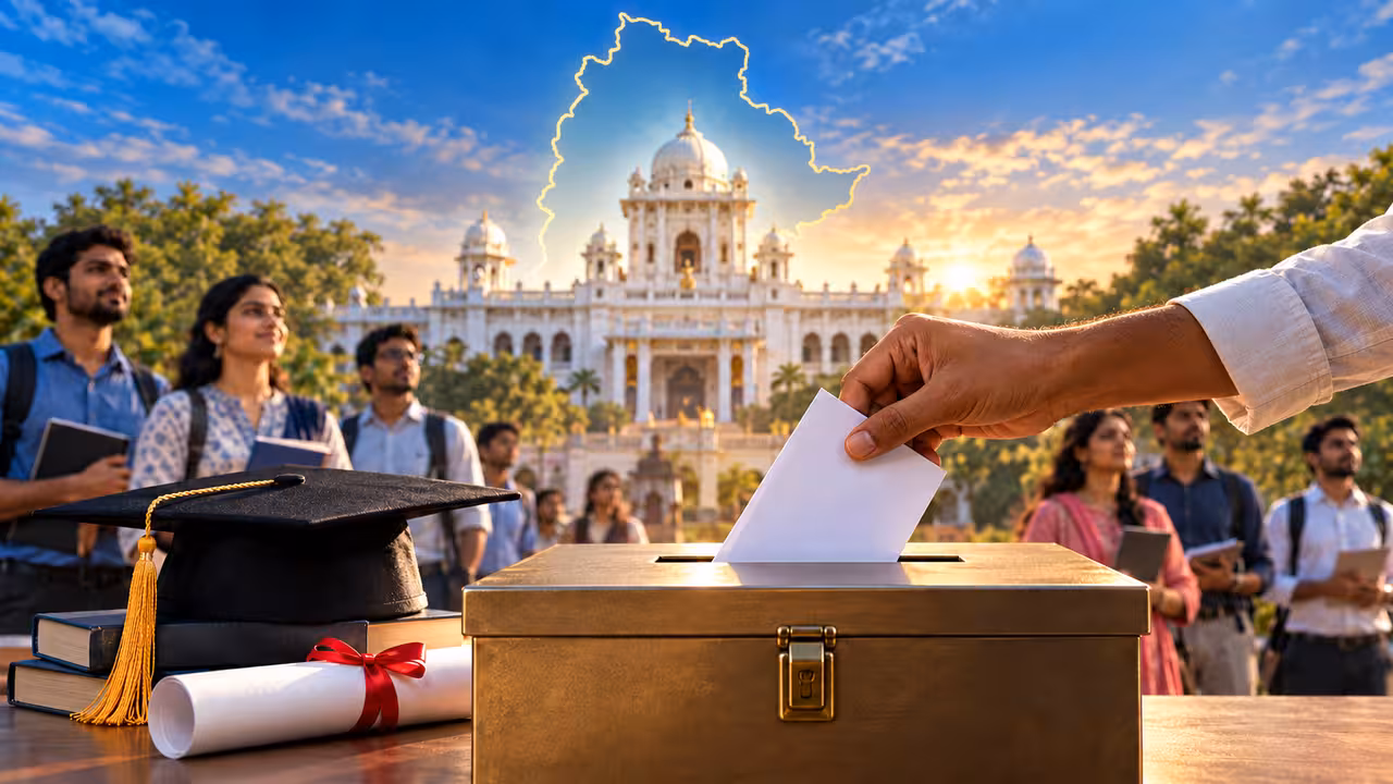 రెండు సీట్లు.. ఏడు పార్టీలకు పరీక్ష! తెలంగాణ ఎమ్మెల్సీ పోరులో ఎవరి సవాల్ ఏంటి?